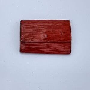 💥AUTHENTIC💥 Louis Vuitton Epi Leather 6 Key Wallet Red